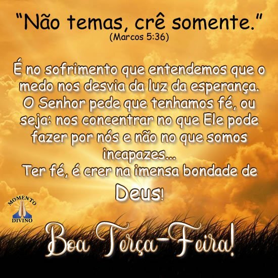 Boa terça-feira