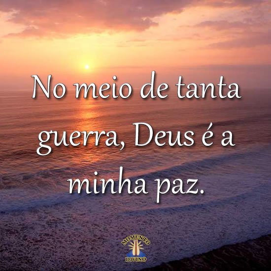 Deus é minha paz