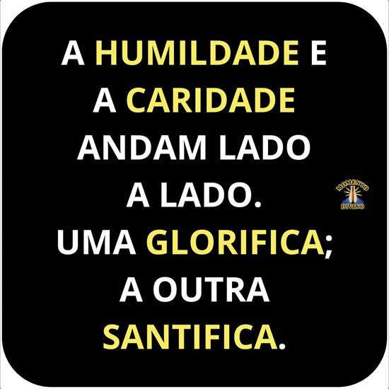 Humildade e caridade