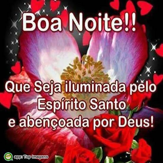 Noite abençoada por Deus