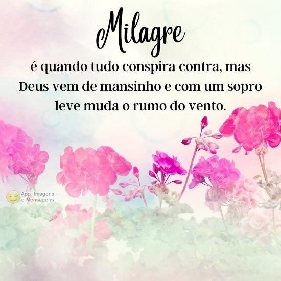 O que é milagre