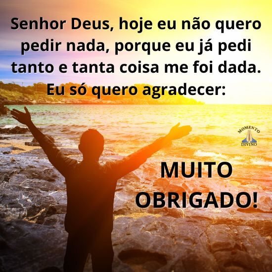 Obrigado Deus