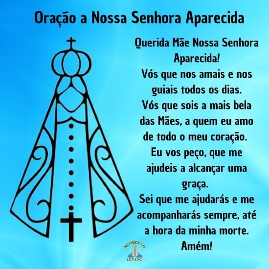 Oração a Nossa Senhora Aparecida