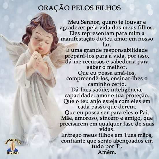 Oração pelos filhos