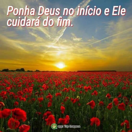 Ponha Deus no início