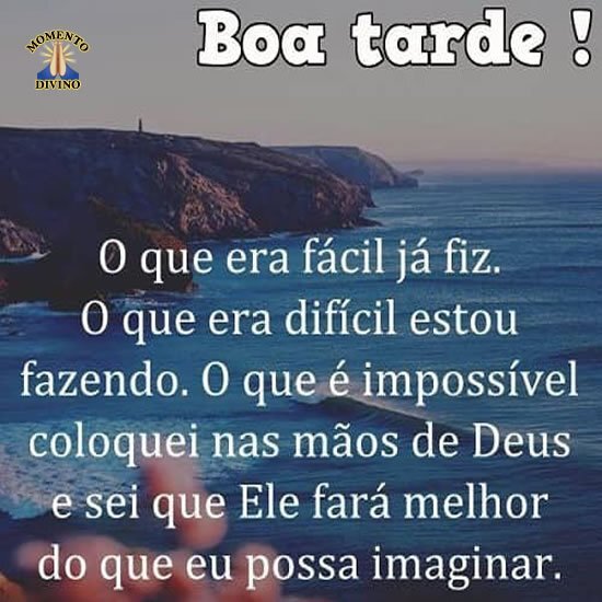 Boa tarde