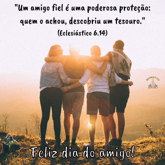 Feliz dia do amigo