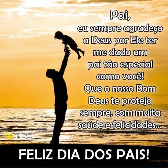 Feliz dia dos pais