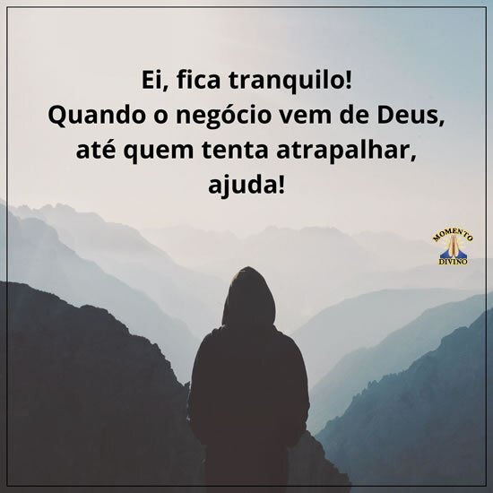 FÉ EM DEUS FICA TRANQUILO