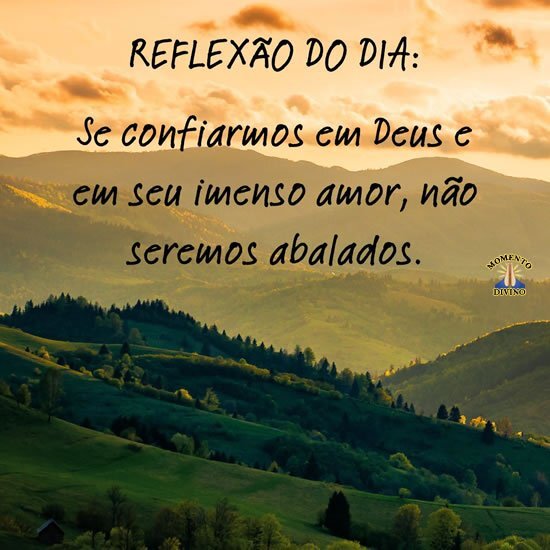 Reflexão do dia
