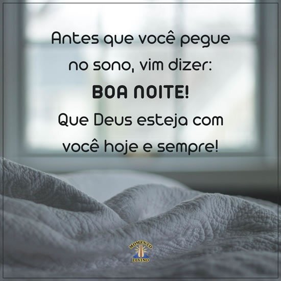 Vim dizer boa noite
