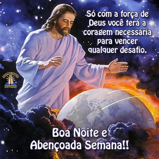 Boa Noite e Abençoada Semana