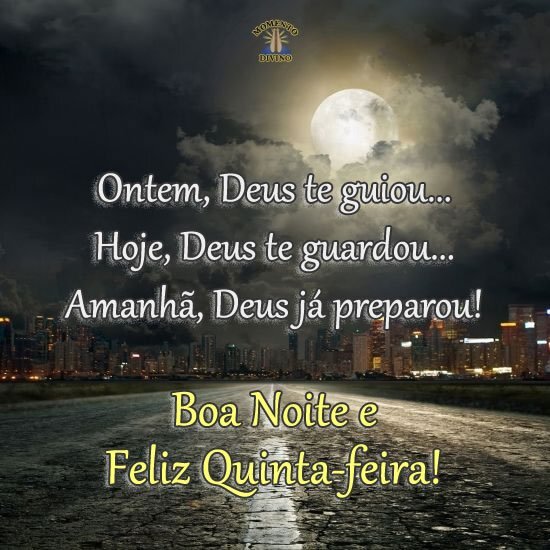 Boa Noite e Feliz Quinta