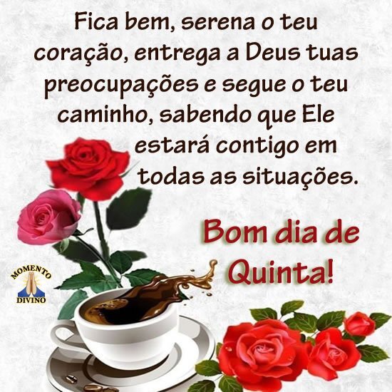 Bom dia de Quinta