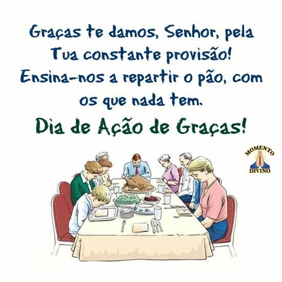 O Dia de Ação de graça é um momento de agradecer com a família