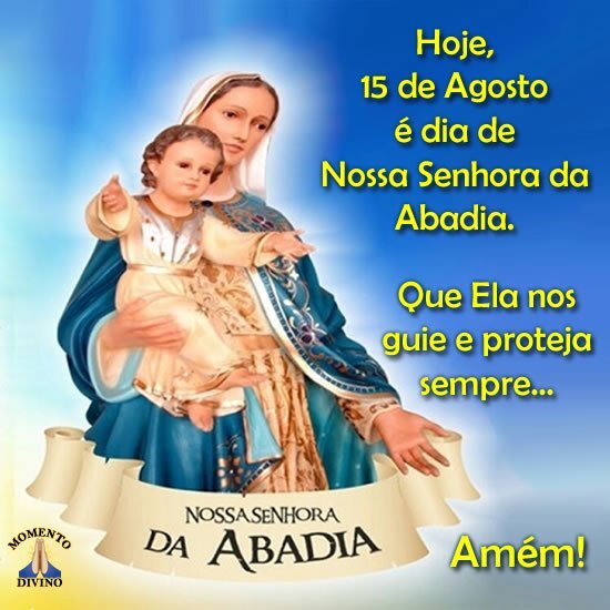 Dia de Nossa Senhora da Abadia