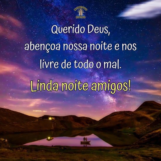 Linda noite amigos