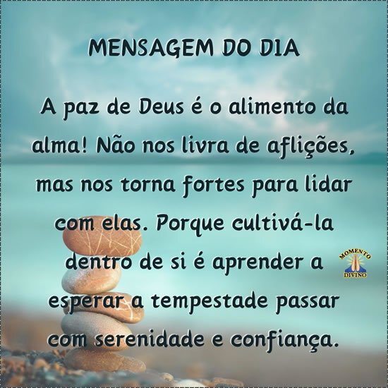 Mensagem do dia