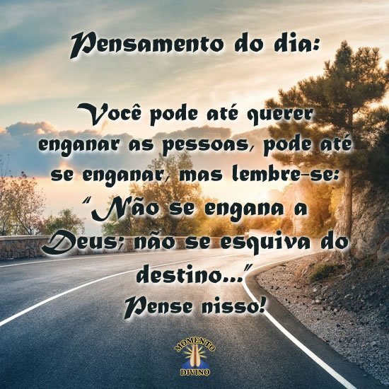 Pensamento do dia