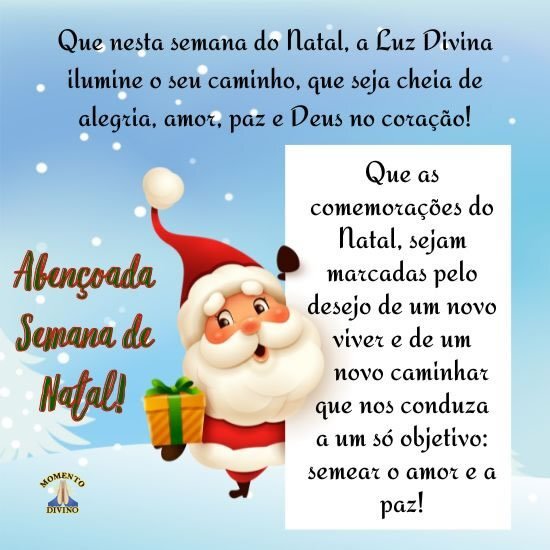 Abençoada Semana de Natal