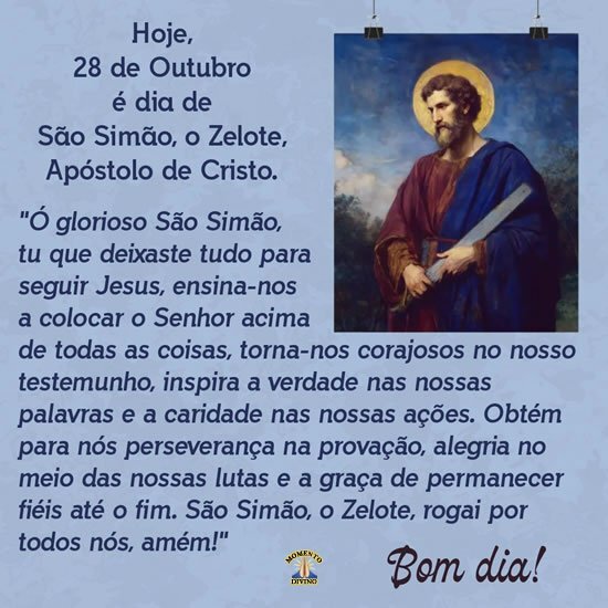 Dia de São Simão, o Zelote