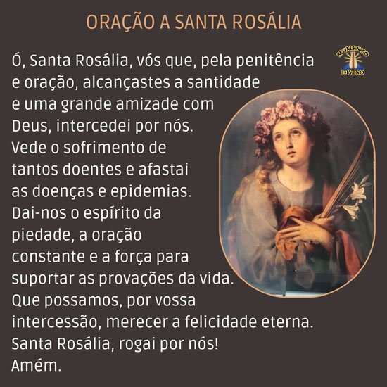 Oração a Santa Rosália