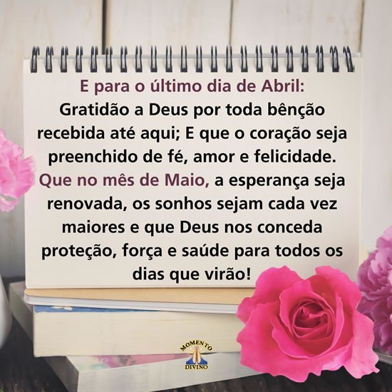 Último dia de Abril