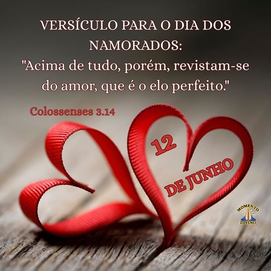 Versículo para o dia dos namorados