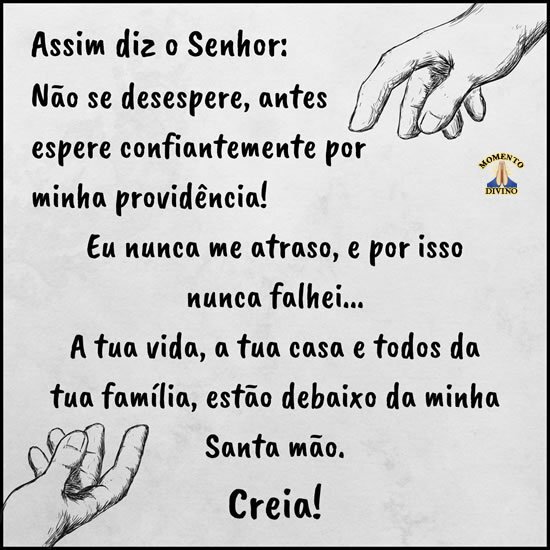 Assim diz o Senhor...