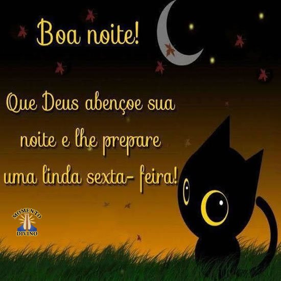 Boa noite, linda Sexta