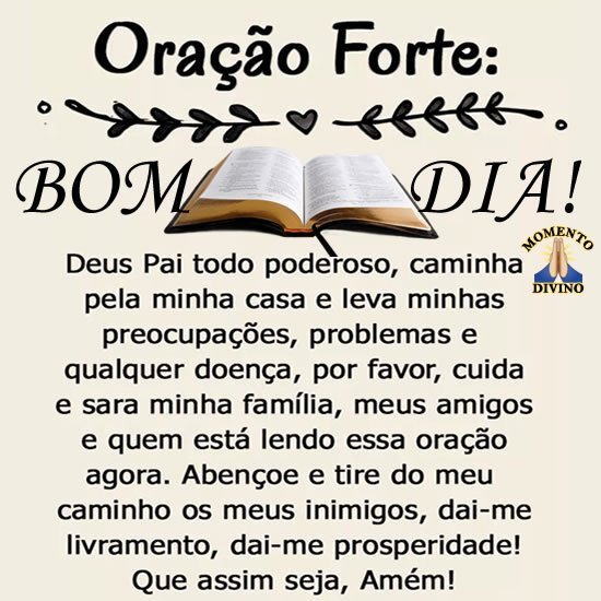 ORAÇÃO FORTÍSSIMA 