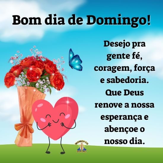 Bom dia de Domingo