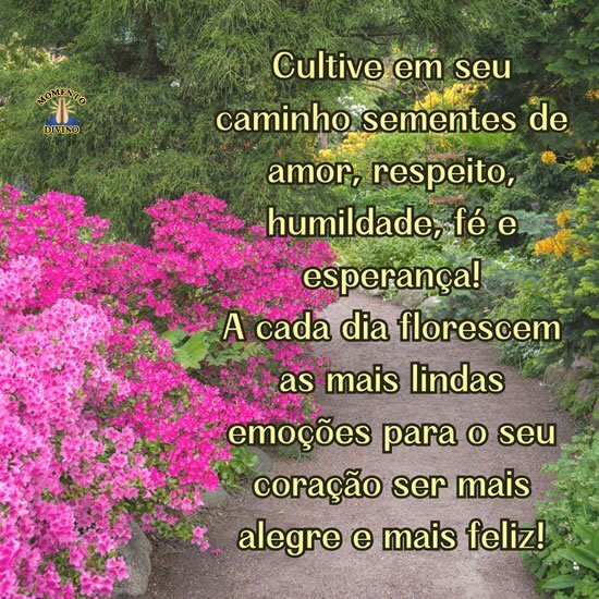 Cultive em seu caminho