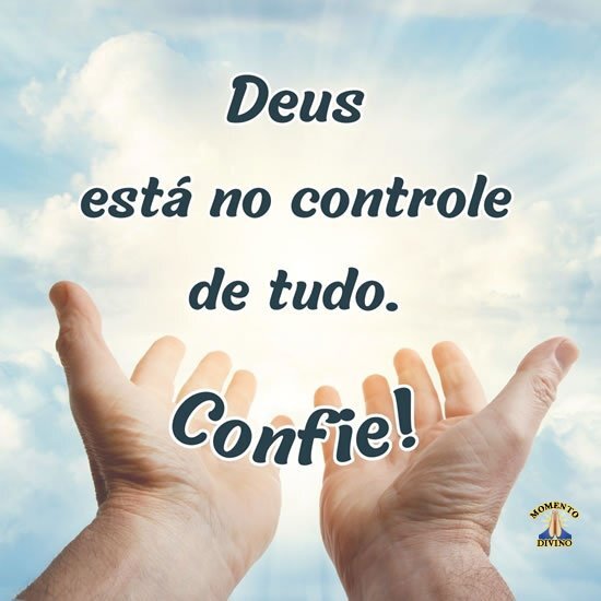 Deus está no controle