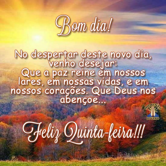 Feliz Quinta-feira