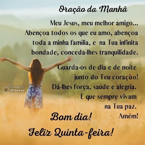 Feliz Quinta-feira!