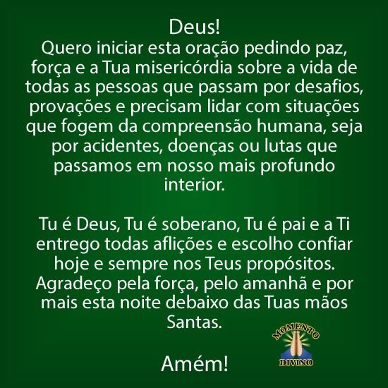 Oração a Deus