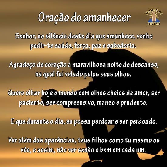 Oração do amanhecer