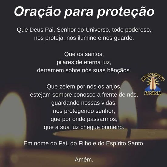 Oração para proteção