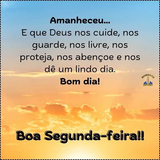 Segunda-feira imagem #33350 - Boa segunda feira! Sem Deus não há