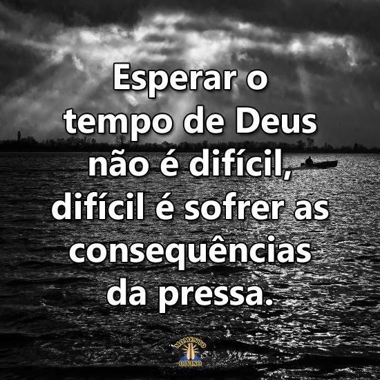 Esperar o tempo de Deus