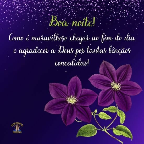  Boa noite