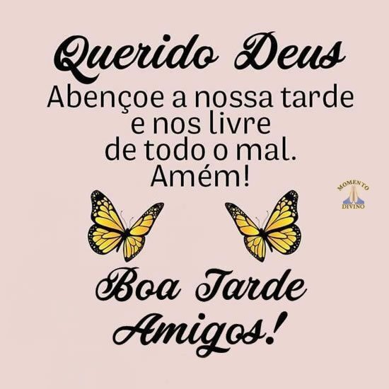 Boa Tarde Amigos