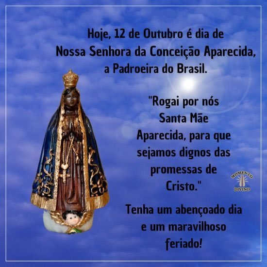 Dia de Nossa Senhora Aparecida