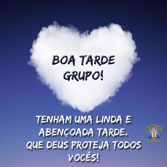 Boa tarde grupo