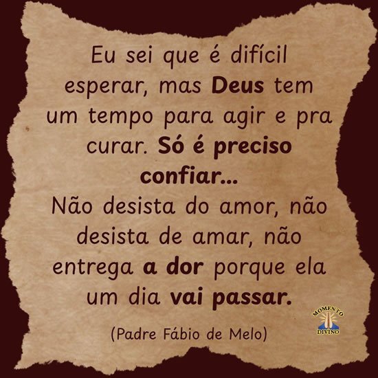 A dor um dia vai passar