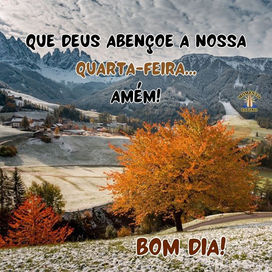 Que Deus abençoe nossa quarta