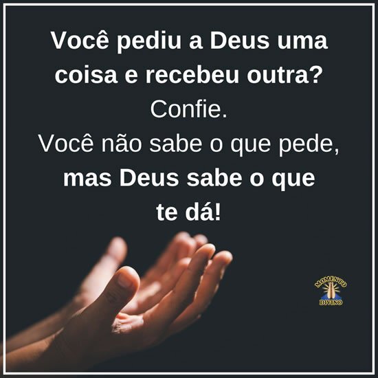 Deus sabe o que te dá