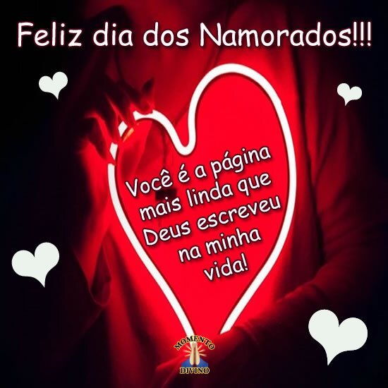 Feliz dia dos namorados