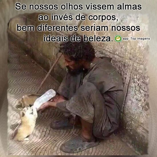 Se nossos olhos vissem almas